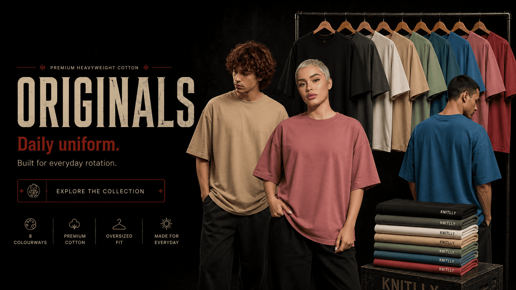Knitlly ORIGINALS — daily uniform, built for everyday rotation