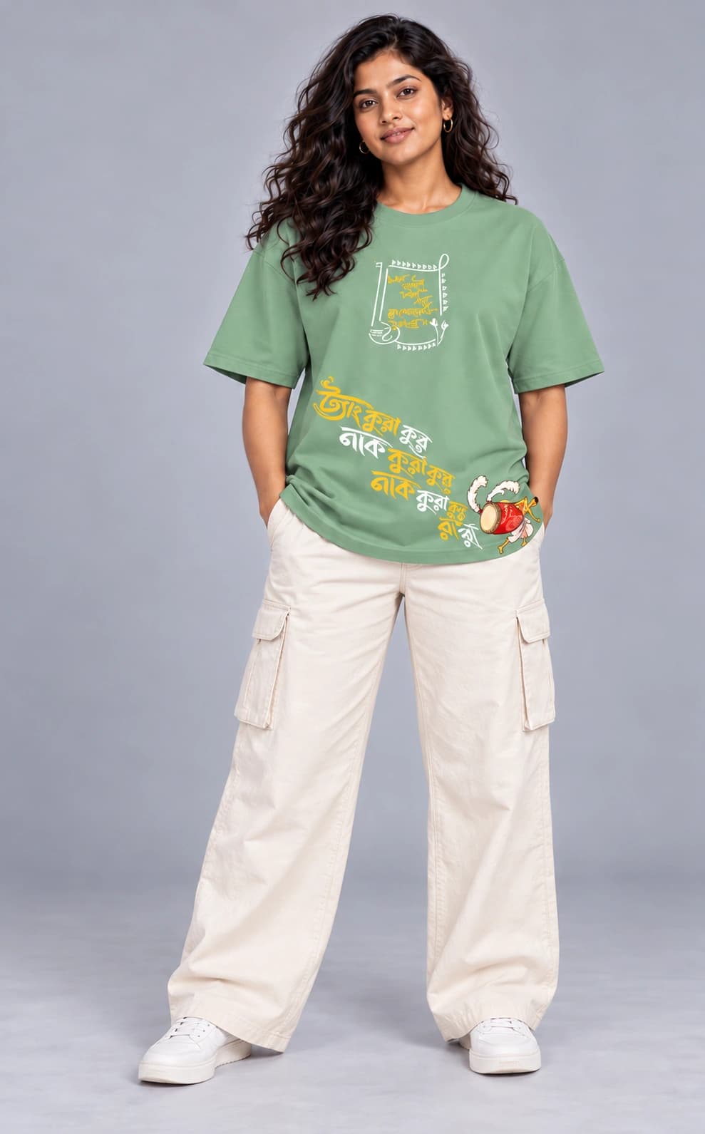 Dhaak · Sage Green view 2