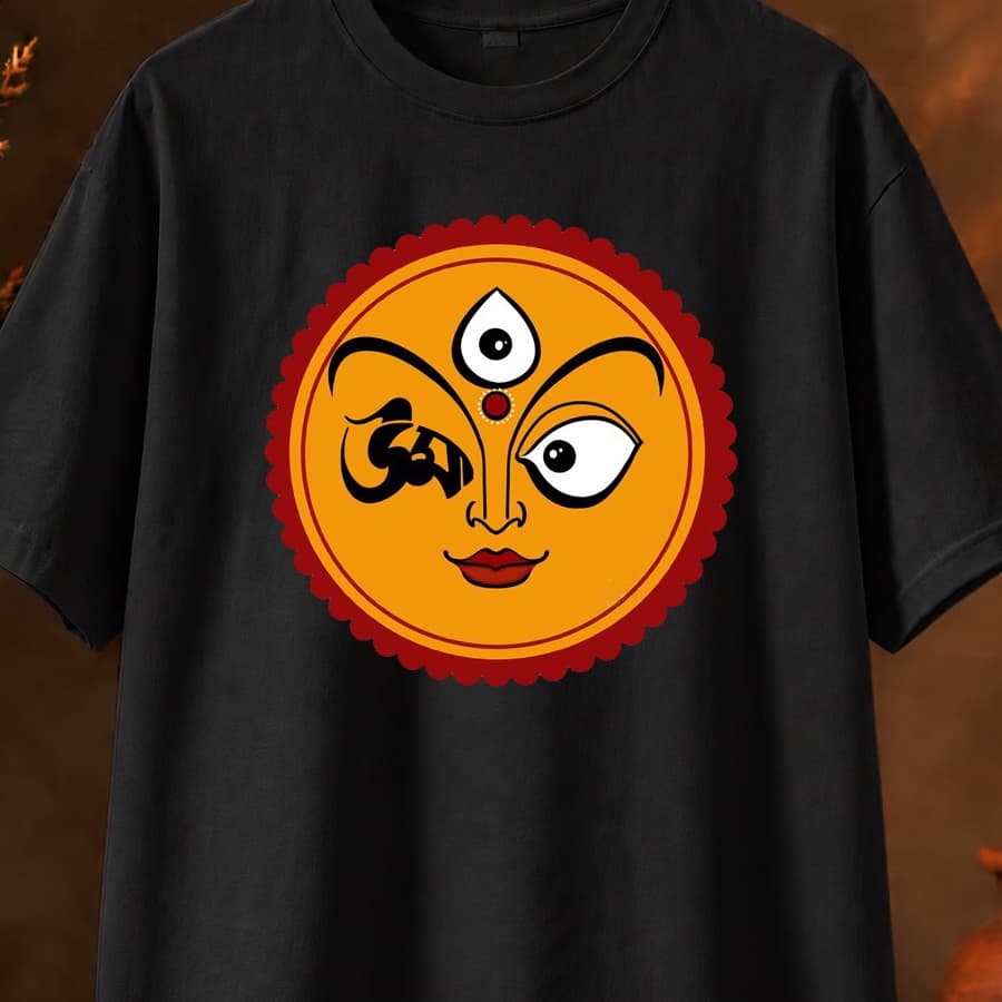 Durga Face · Black view 6
