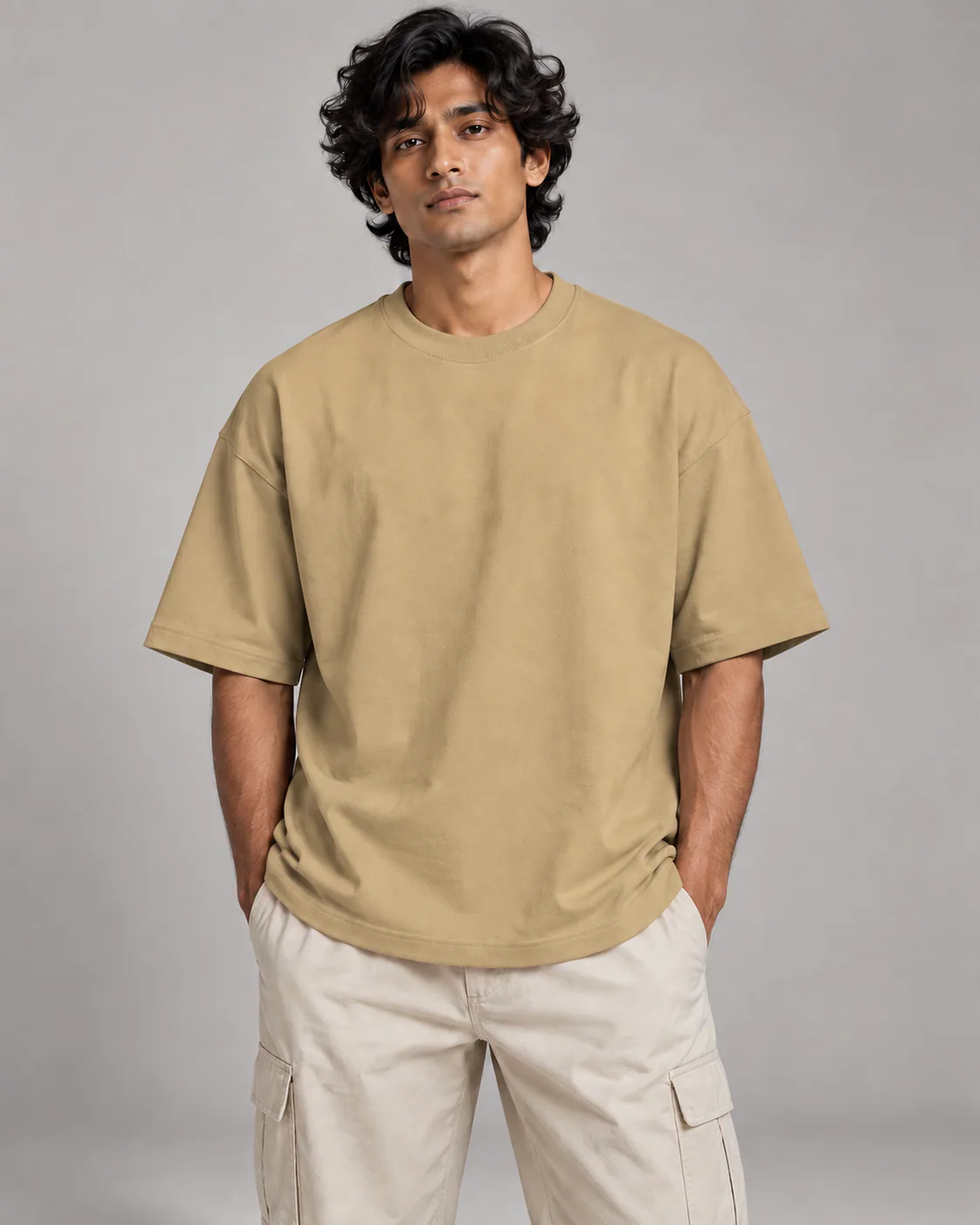 Solid Sand Beige