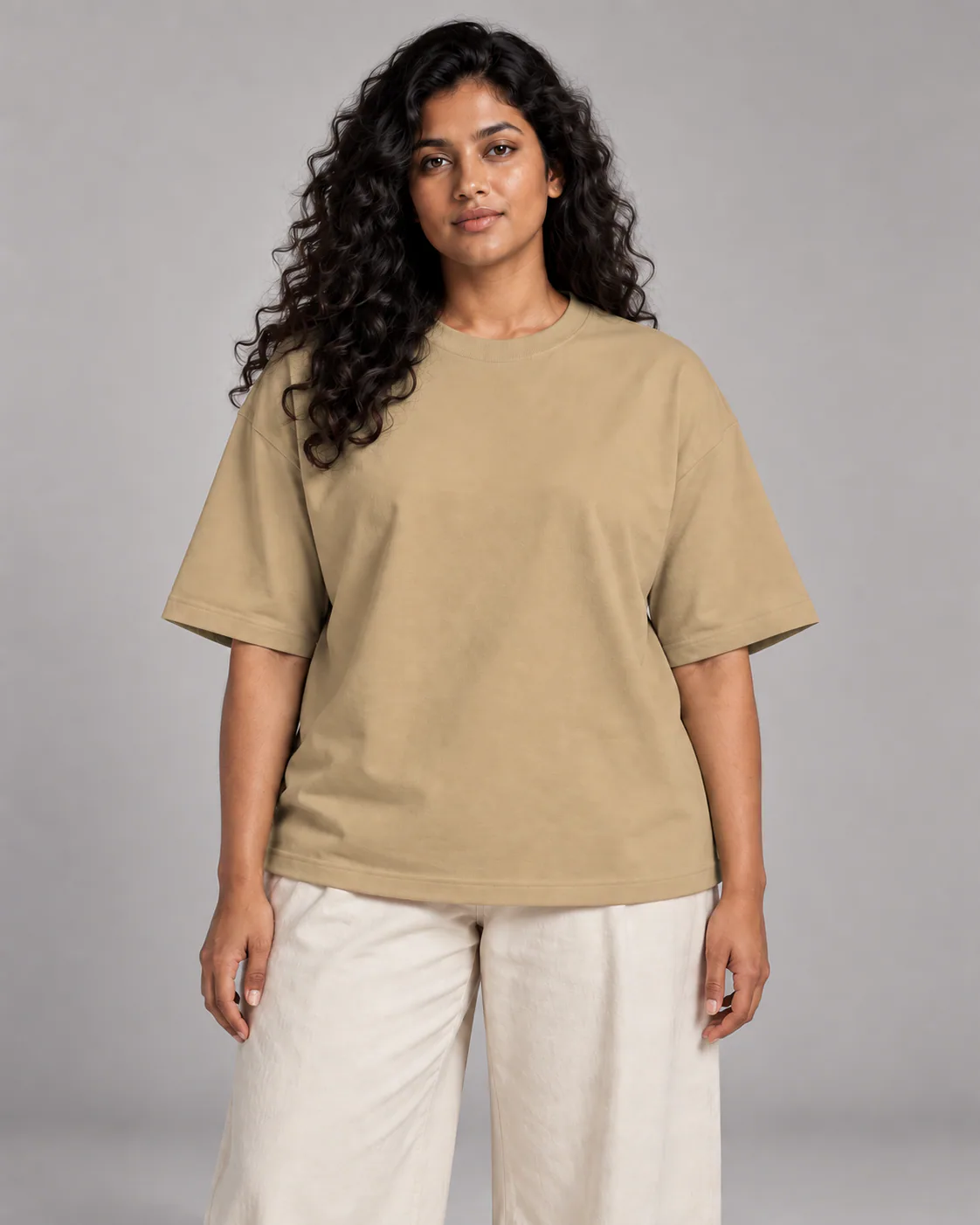 Solid Sand Beige view 2
