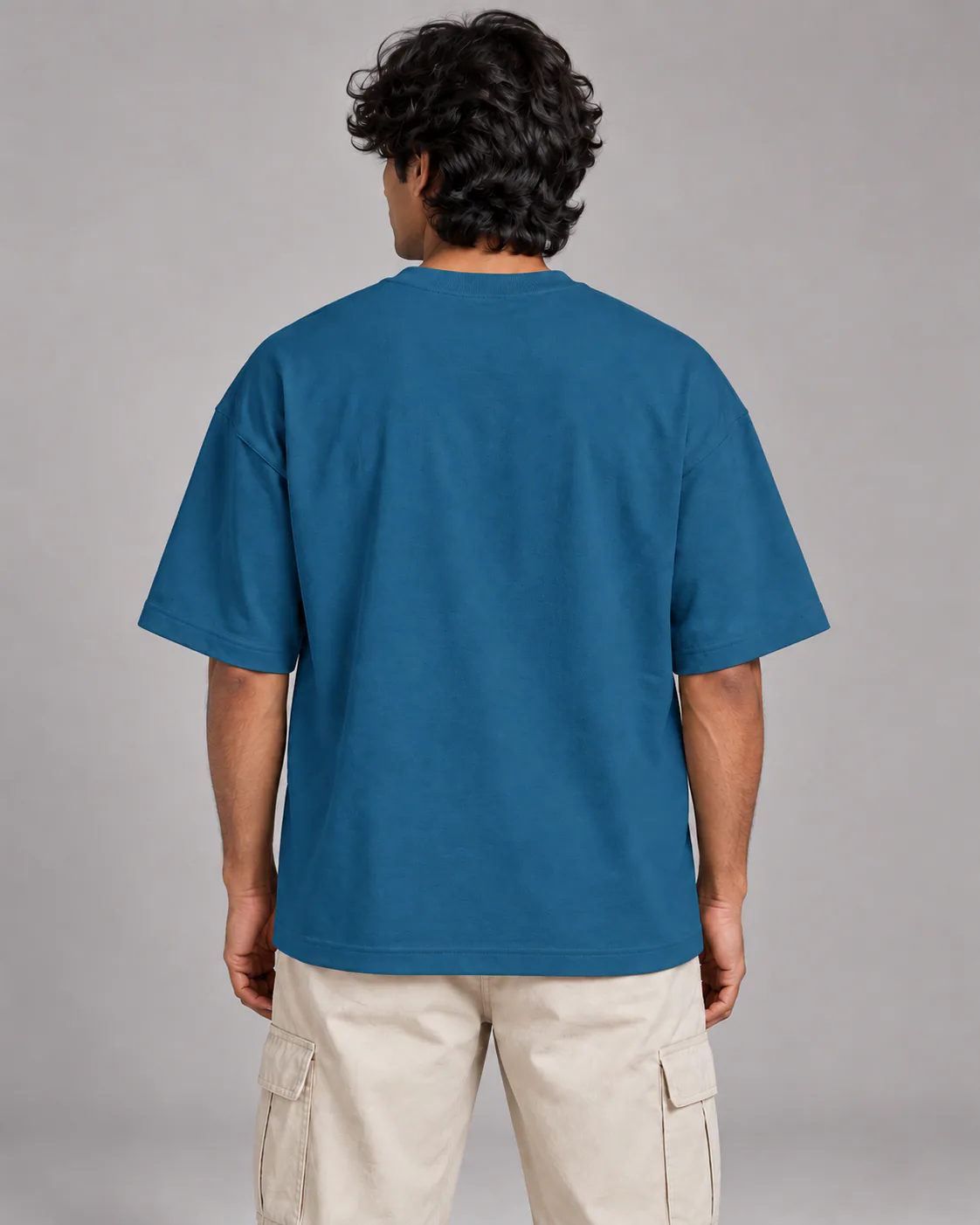 Solid Teal Blue view 3