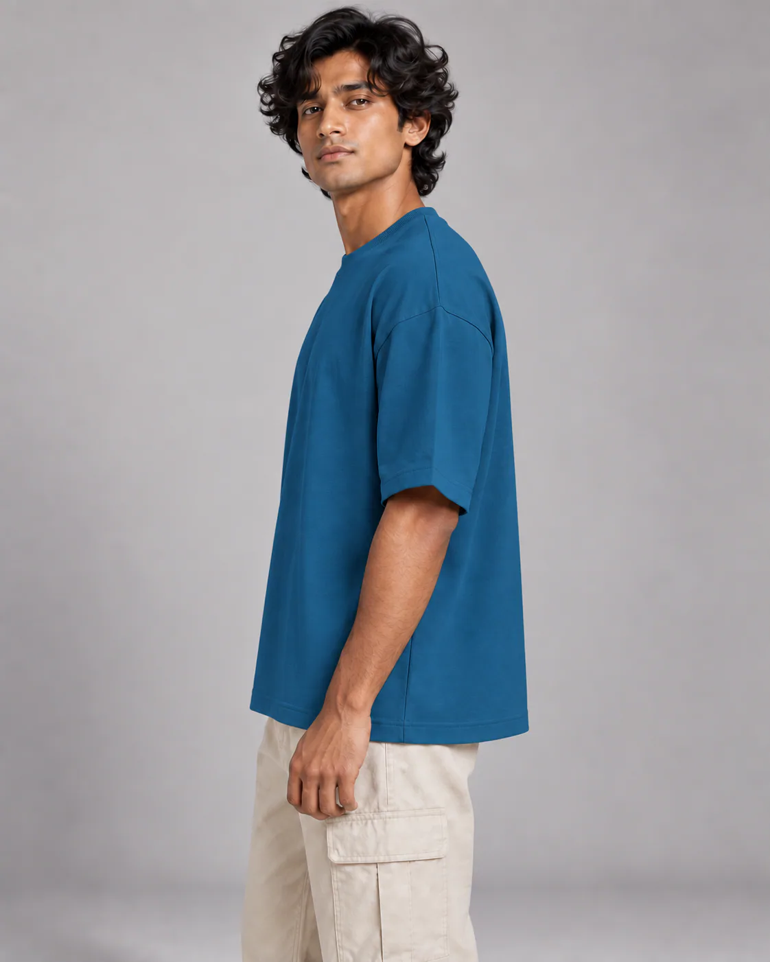 Solid Teal Blue view 5