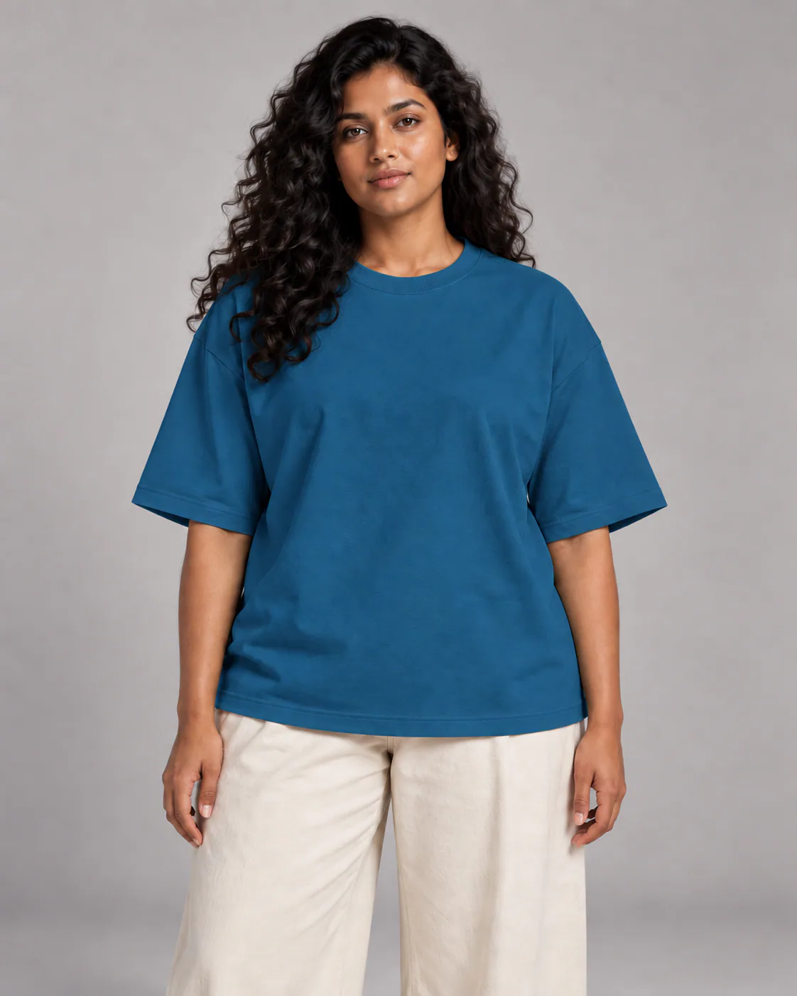 Solid Teal Blue view 2