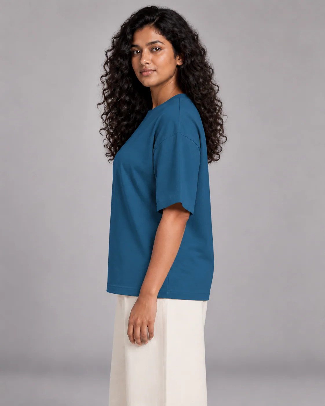 Solid Teal Blue view 6